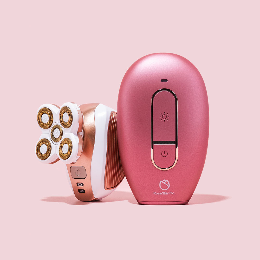 Silky Skin Bundle (Lumi + 4D Shaver) RoseSkinCo.