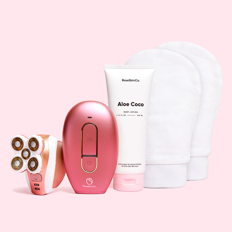 Silky Smooth+ Routine (Lumi + 4D + 2 Gloves + Lotion)